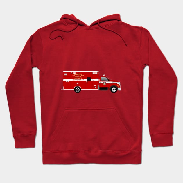 Albuquerque Paramedic Unit Rescue 8 Hoodie by BassFishin